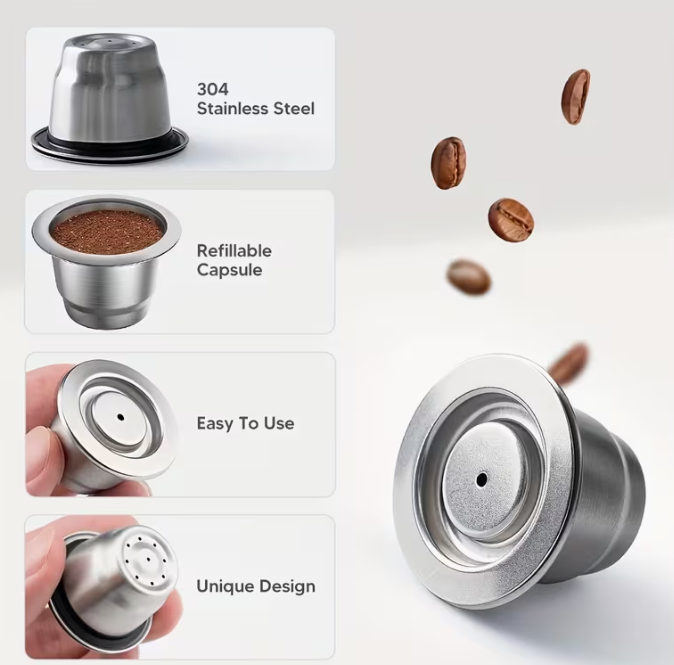 Kit capsule Nespresso réutilisable